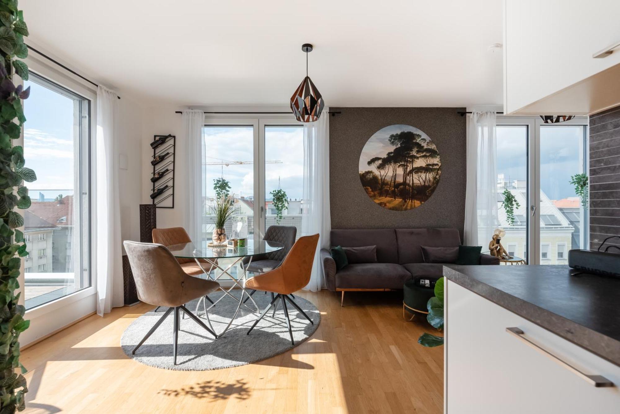 Apartment Mit Traumhafter Dachterrasse & Weitblick Wien Ngoại thất bức ảnh